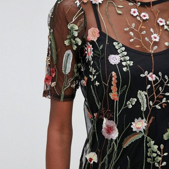 🌻Floral Embroidery Dress🌹 - Picture 2 of 7